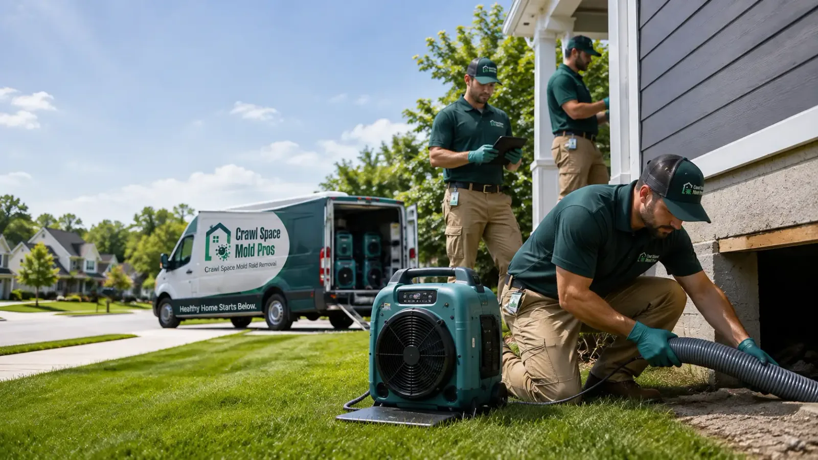 Crawl Space Mold Removal in Riverside, MI